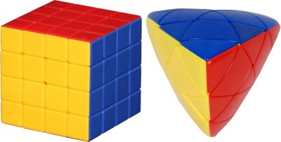 

Montez Shengshou Master Pyramorphix & Stickerless 4x4x4 Rubik Speed Cube - Combo(2 Pieces)