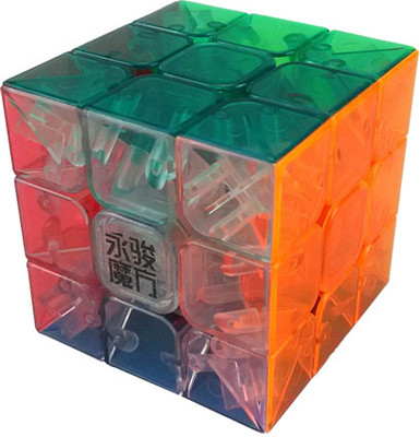 Y & J Taxton 3x3x3 Speed Cube Transpaerent(1 Pieces)