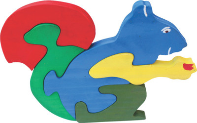 

Enigmatic Woodworks Wooden Jigsaw Puzzle - Squirrel(5 Pieces)