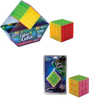 

Sunny New Colour Stickerless 5x5 And 3x3 Cube(2 Pieces)
