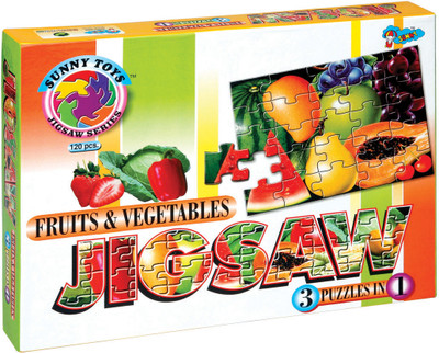 

Sunny Jigsaw Big-Fruits & Veggies(120 Pieces)