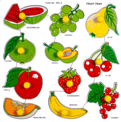 11% OFF on Little Genius Fruits Large with Big Knob(11 Pieces) 11% OFF on Little Genius Fruits Large with Big Knob(11 Pieces)