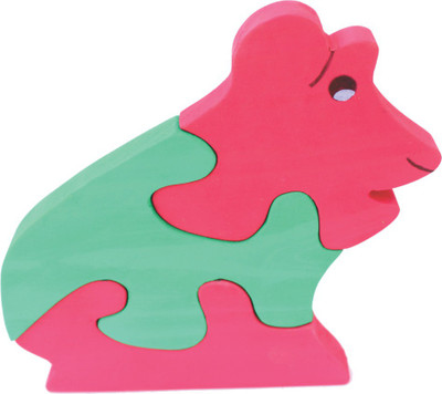 

Enigmatic Woodworks Wooden Jigsaw Puzzle - Frog(3 Pieces)