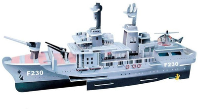

Edu Expert Junior Puzzles - 3D Paper - Navy War Ship XY201(55 Pieces)