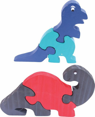 

Enigmatic Woodworks Wooden Jigsaw Puzzle Dinosaur + Dinosaur (CN)(2 Pieces)