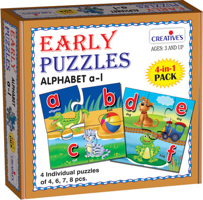 

Creatives Early Puzzles Alphabet a to l(8 Pieces)