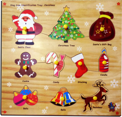 

Skillofun King Size Identification Tray - Christmas(10 Pieces)