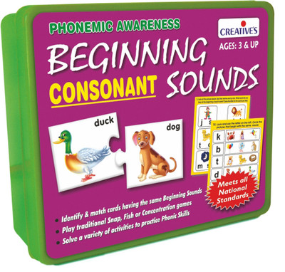 

Creative Educational Aids Beginning Sounds - Consonant(40 Pieces)