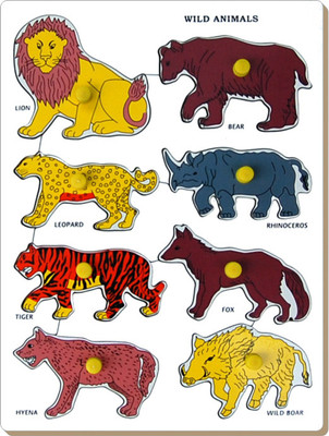 

Little Genius Wild Animals Tray(1 Pieces)