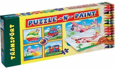 

Sunny Puzzle N Paint Transport(36 Pieces)