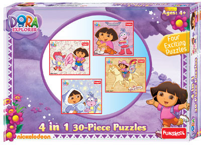 

Funskool Dora 4 In 1 Puzzle(30 Pieces)