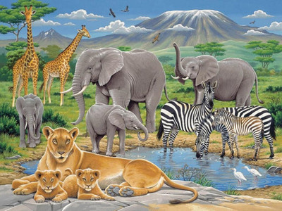 

Ravensburger Animals in Africa(200 Pieces)