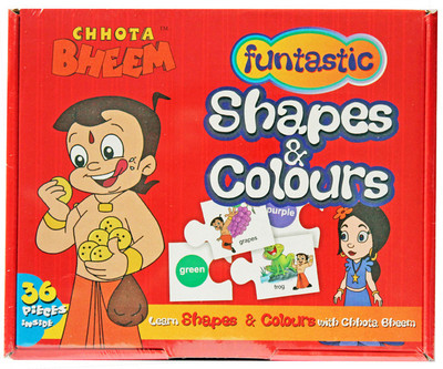 

Chhota Bheem Shapes & Colours(36 Pieces)