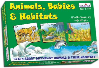 

Creatives Animals, Babies & Habitats(54 Pieces)