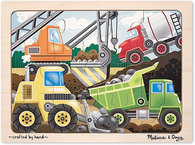 

Melissa & Doug Construction Site Jigsaw (12 Pc)(12 Pieces)