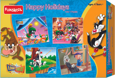 

Funskool 4 in 1 Puzzle Happy Holidays(1 Pieces)