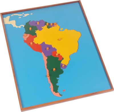 Buy Kidken Montessori Map Puzzle South America 1 Pieces On