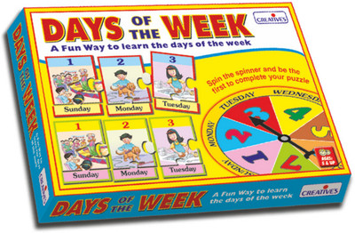 

Creative Educational Aids Days of the Week(18 Pieces)