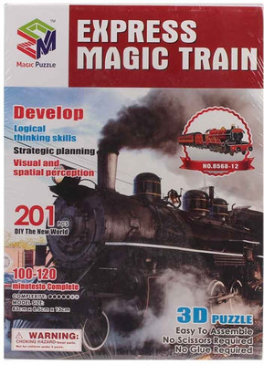 Magic Puzzle Express Magic Train 3D Puzzle(201 Pieces)