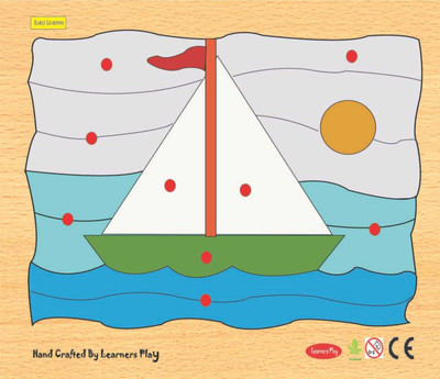 6% OFF on Learners Play Sun & Boat Knob Puzzle(9 Pieces) 6% OFF on Learners Play Sun & Boat Knob Puzzle(9 Pieces)