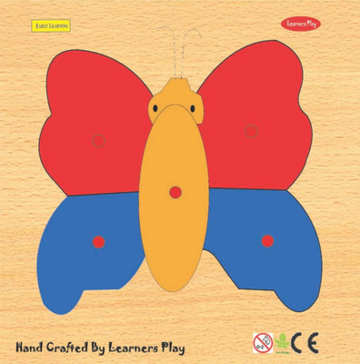 Learners Play Mini Butterfly Knob Puzzle(5 Pieces) Learners Play Mini Butterfly Knob Puzzle(5 Pieces)
