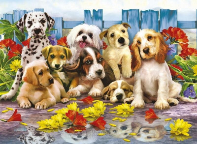 

Ravensburger Posing Pups(200 Pieces)