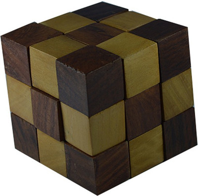 

Craftuno Handcrafted Wooden Snake Cube Puzzle(1 Pieces)
