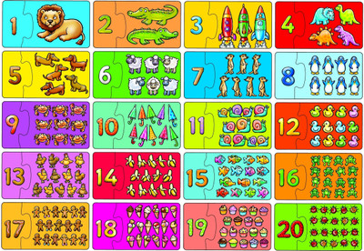 

Orchard Toys Match and Count(40 Pieces)
