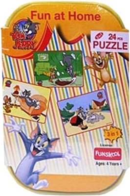 

Funskool Tom and Jerry 3 In 1 Lunch Box Pack(24 Pieces)