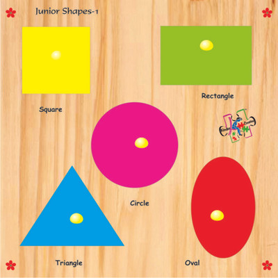

Kinder Creative Junior Shapes with Knobs(5 Pieces)