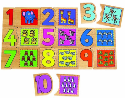 Tidlo Match and Count Puzzle(20 Pieces)