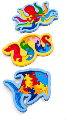 Ubesto Entertaining & Educational Shape-Tray(3 Pieces)