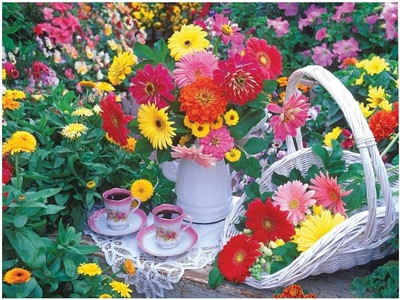 

Ravensburger Flowery Tea Party(1000 Pieces)