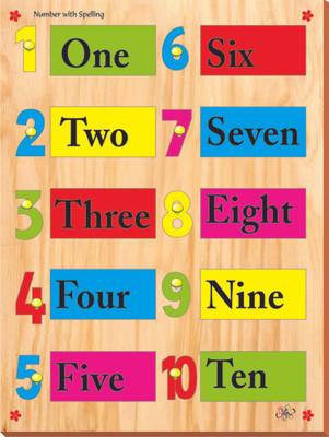 

Kinder Creative Number with Spelling(10 Pieces)