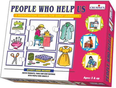 

Creative Educational Aids People Who Help Us(36 Pieces)