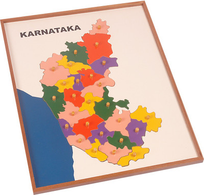 

Kidken Montessori Map Puzzle : Karnataka(1 Pieces)