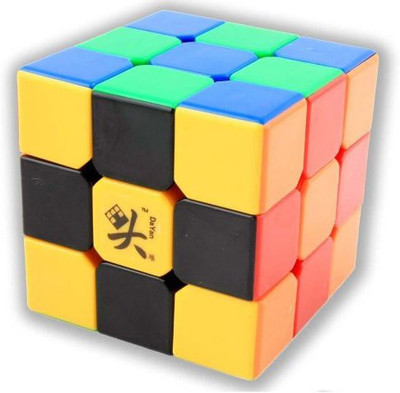

Dayan 3X3X3 Zhanchi Stickerless Speed Cube Puzzle Black 57Mm(1 Pieces)