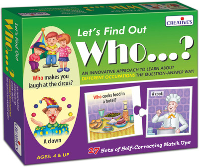 

Creative Educational Aids Let's Find Out Who...(54 Pieces)