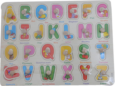 

Happy Kidz ALPHABET WOODEN PUZZLE(26 Pieces)