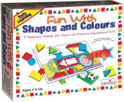 

Creative Educational Aids Fun with Shapes and Colours(64 Pieces)