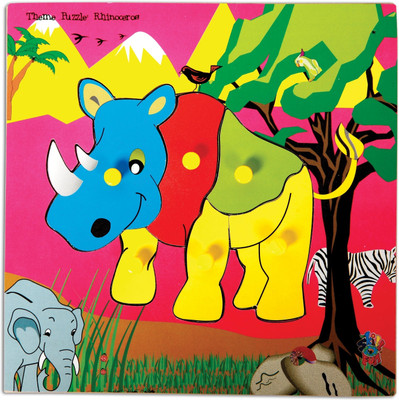 SKILLOFUN Theme Puzzle Standard Rhinoceros(1 Pieces)