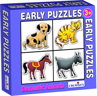 

Creative Educational Aids Early Puzzles - Domestic Animals(18 Pieces)