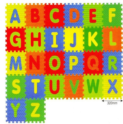 

Kiddy 26Pcs Alphabet Puzzle Mat (A-Z) PMS-9003(26 Pieces)