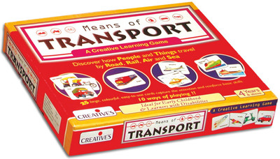 

Creative Educational Aids Means of Transport(25 Pieces)