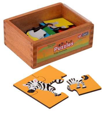 

RK Cart 6 Piece Puzzle - Wild Animals(24 Pieces)