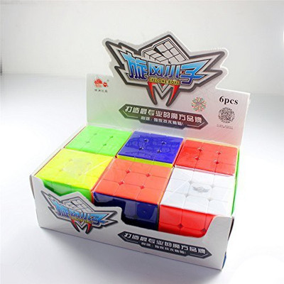 

Goodplay Cyclone Boys Magic Stickerless Cube 3x3x3 Pack of(6 Pieces)