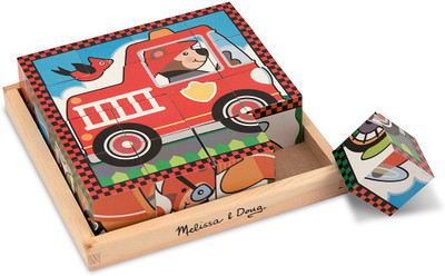 

Melissa & Doug Vehicle Puzzle Cube(16 Pieces)