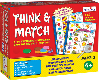 

Creative Educational Aids Think & Match - II(40 Pieces)