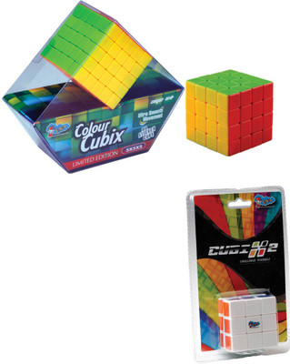 

Sunny New Colour Stickerless 5x5 And plain Cube(2 Pieces)