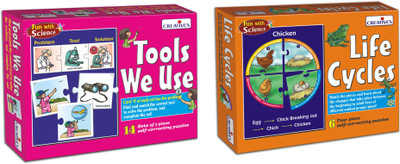 

Creatives Tools We Use & Life Cycle a General Science Combo(66 Pieces)